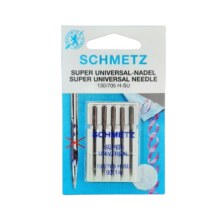 Agujas Schmetz sistema 130/705 H-SU Super Universal.