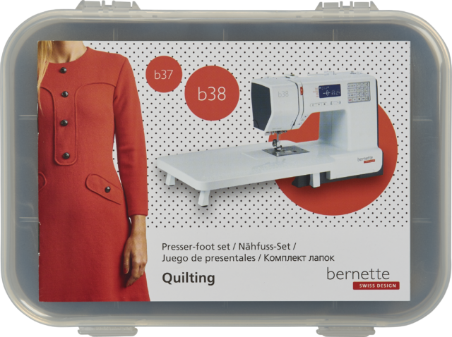 Kit de prensatelas Quilting (acolchar) para Bernette b37 y b38