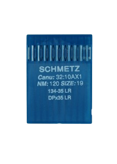 Agujas Schmetz sistema 134-35 LR  para coser cuero, cuero artificial, piel o similares.