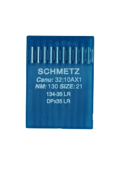 Agujas Schmetz sistema 134-35 LR  para coser cuero, cuero artificial, piel o similares.