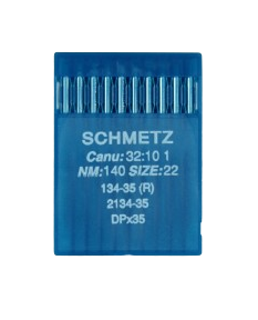 Agujas Schmetz sistema 134-35 R con punta redonda normal.