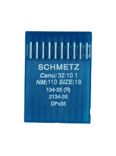 Agujas Schmetz sistema 134-35 R con punta redonda normal.
