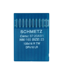 Agujas Schmetz sistema 135x16 R TW para coser cuero, cuero artificial, piel o similares.