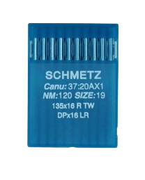 Agujas Schmetz sistema 135x16 R TW para coser cuero, cuero artificial, piel o similares.