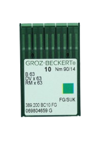 Agujas Groz-Beckert sistema B-63 SUK para tejidos de punto
