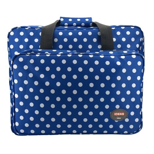 BOLSA DE TRANSPORTE PARA MÁQUINA DE COSER COLOR AZUL