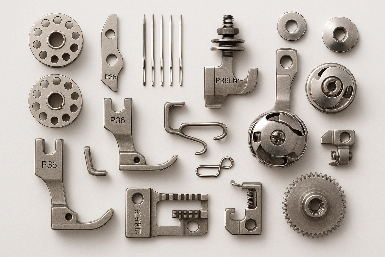 Recambios para máquina de coser industrial