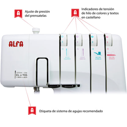 Alfa Overlock 8708 Style Plus