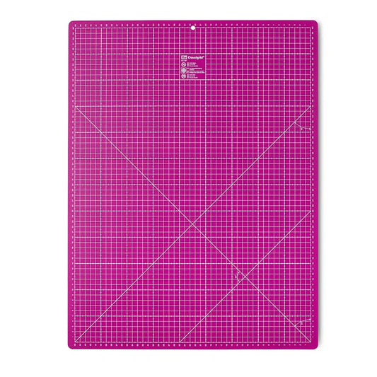 Base de corte Prym, con divisiones en cm/pulgadas, 45x60cm, rosa