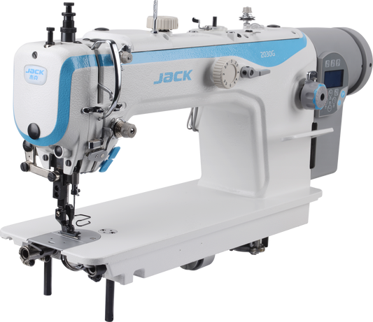 JACK JK-2030GHC-4Q (pespunte recto Doble arrastre puente semi-largo).