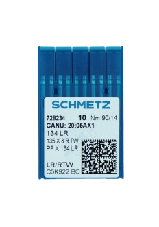 Agujas Schmetz sistema 134 LR para coser cuero, cuero artificial, piel o similares.