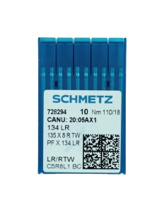 Agujas Schmetz sistema 134 LR para coser cuero, cuero artificial, piel o similares.