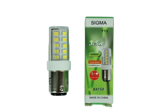 Bombilla de bayoneta LED  220V. 3.5W.