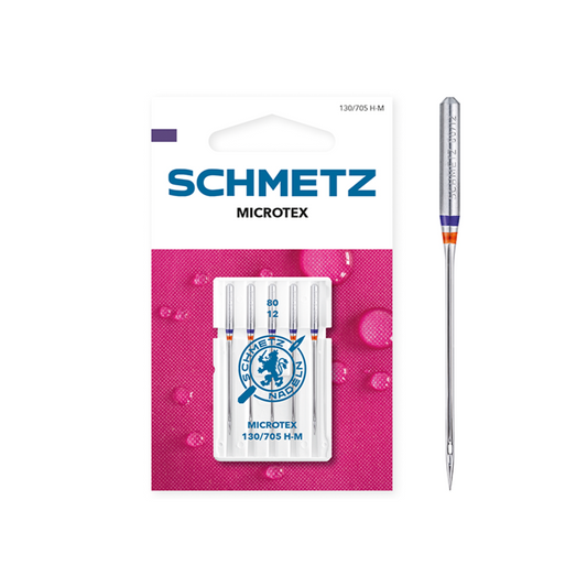 Agujas Schmetz sistema 130/705 H-M Microtex .